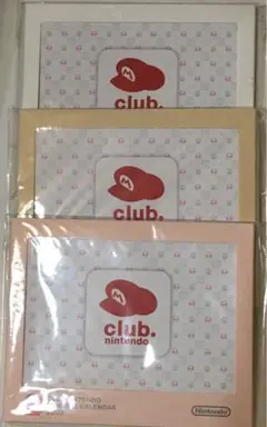 3種類セット クラブニンテンドー 非売品2009カレンダー
