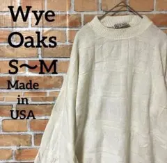 【US古着】 Wye Oaks セーター ニット ホワイト
