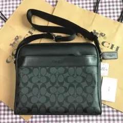 ＜COACH＞コーチバッグ ショルダーバッグ F28456 ブラックメンズバッグ