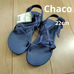 【新品】Chaco サンダル ネイビー 22cm新品 未使用