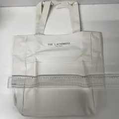 THE LAUNDRESS トートバッグ 大きめ クリーム色