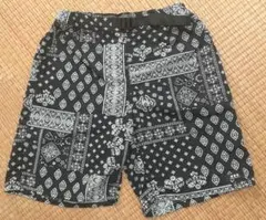 ハーフパンツ　150センチ　ペイズリー柄　ジュニア　男の子　キッズ