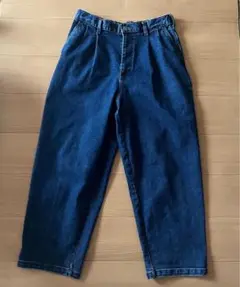 GU ジーユー　デニムワイドパンツ サーカスパンツ　Mサイズ