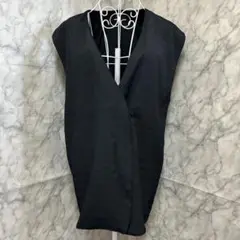 美品　アンティカ antiqua patterntorso ベスト ブラック