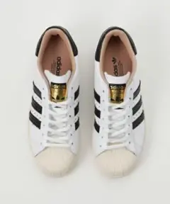 未使用 adidas♡SUPERSTAR 80s W 23.5 金ベロ