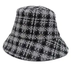 【タグ付未使用】CHANEL ツイード バケットハット