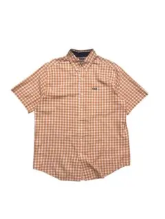 CHAPS オレンジチェックシャツ