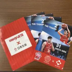 千葉ジェッツ 日本生命 クリアファイル