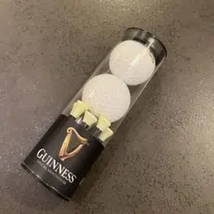 GUINNESS ギネス ロゴ入り ゴルフボール2個＆ティー9本セット