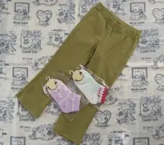 （322）ハワイteaパンツ　サイズ4 BdeR 靴下2足　サイズ16〜18