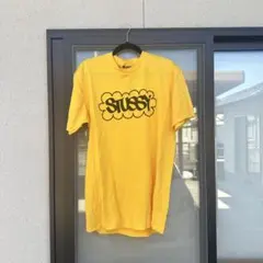 STUSSY イエロー 半袖Tシャツ Lサイズ