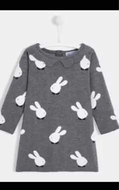 jacadi うさぎ パニー ワンピース 24M 88cm