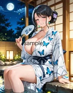 AIイラスト 美女 A4ポスター K65
