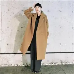 松本恵奈さん着用!CLANE クラネ 完売シャギーウールロングコート