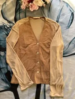 BALLY カーディガン 異素材