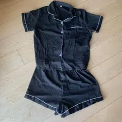 ブラックパジャマセット XL