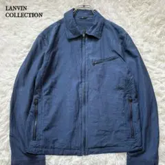 LANVIN COLLECTION ブルゾン 48 L相当 シルクリネン 日本製