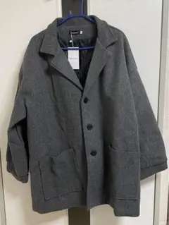 Marswort グレー チェスターコート　XXL