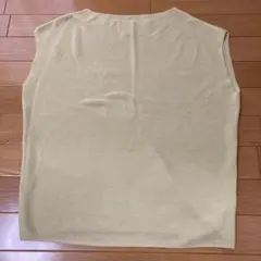 anyFAM ノースリーブニット イエロー F