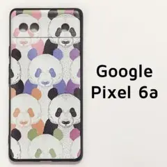 Pixel 6a カラフル パンダ カバー