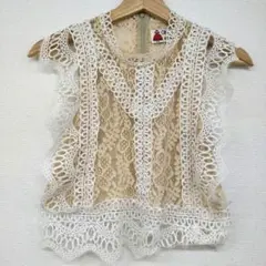 ☆Clice de la Mer フリルレーストップス