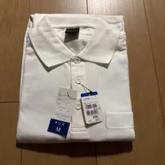 新品未使用 TLANCEPORT ホワイト ポロシャツ M