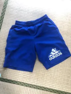 adidas 青 ハーフパンツ J160/163