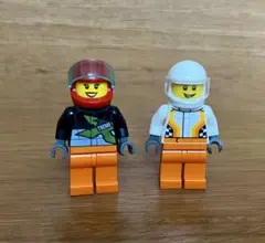 LEGO レゴ　ミニフィグ　ドライバー2体セット