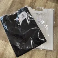 新品2枚セット XL Ron Herman × UNIQLO Tシャツ 黒 白