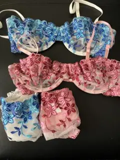 2点セット★新品ブラジャーショーツセット L