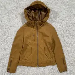 アヴィレックス レザージャケット フード ラムレザー 羊革