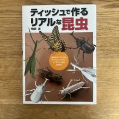 ティッシュで作るリアルな昆虫 基本のカナブンからカブトムシ、アゲハ、トノサマバ…