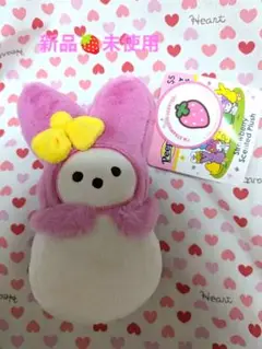 ♥サンリオ×ピープスコラボ♥マイメロディ♥苺のにおい付き♥マスコット