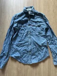美品 リーバイス メンズ デニムシャツ