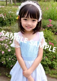 AI 美女ポスター　A４サイズ　2枚セット　写真印画紙　ロリ　23