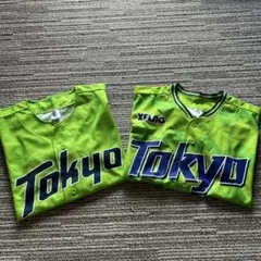 ヤクルトスワローズ ユニフォーム 緑　フリーサイズ✖️2