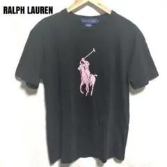 RALPH LAUREN PINK PONY WALK * 袖TシャツS黒
