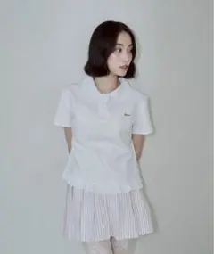 Smyeon Frill polo shirt/フリルポロTシャツ