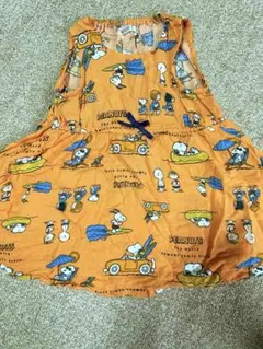 PEANUTS スヌーピー ノースリーブワンピース 90cm
