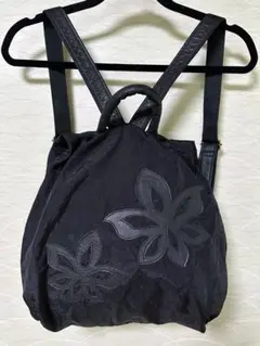 IBIZA 極美品 リュック ナイロン 一部本革 超軽量 ハンドメイド