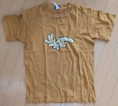 SHUVIT マスタード Tシャツ 手のイラスト