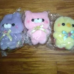 【3種セット】すくっとたっちさん　ぬいぐるみサイズ　ぶるーむ