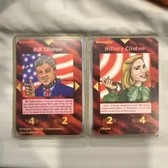 イルミナティーカード　Bill Clinton Hillary Clinton