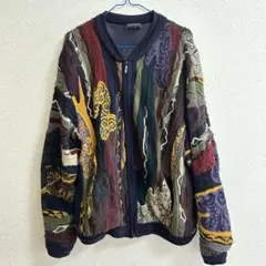COOGI ジップアップセーター
