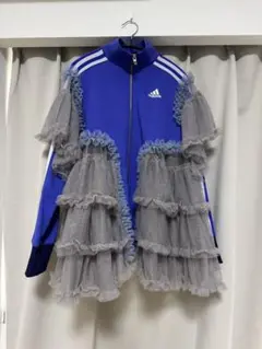 8/22まで⭐︎adidas フリル付きジャケット リメイク 1点もの