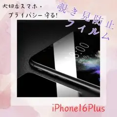 お得な2枚セット《iPhone16Plus》通勤時間の覗き見防止！安心のゴリラ
