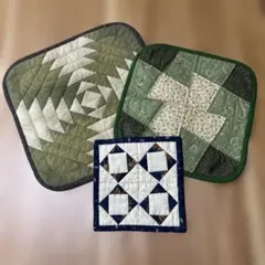 手作りコースター3枚セット