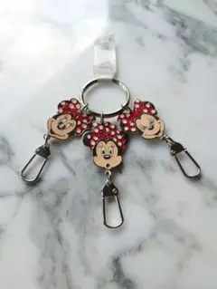 【フロリダ現地購入】ミニーマウス チャーム　キーホルダー