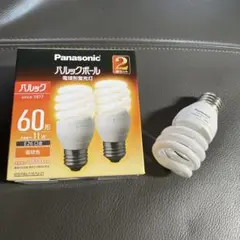 パナソニック蛍光灯　E26mm 60形 電球色 EFD15EL 11E 3個