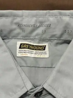 最終値 70s GREYHOUND vintage ステンシル 長袖シャツ